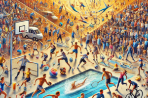 Picture of people doing different kinds of sports