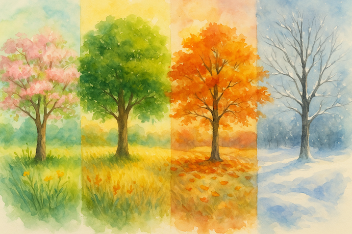 Picture of the four seasons