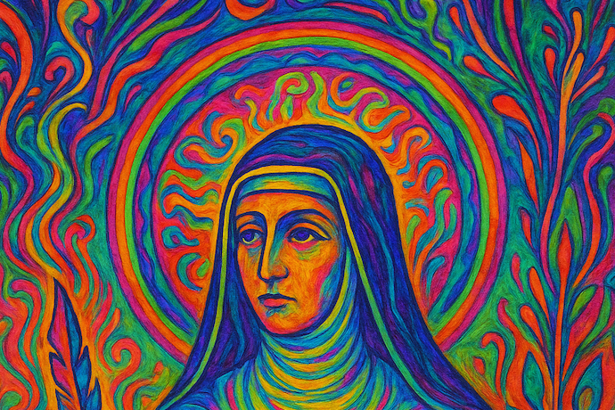 Picture of composer Hildegard von Bingen