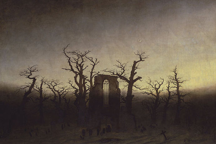 Picture of Caspar David Friedrich's The Abbey in the Oakwood