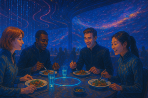 Picture of fantastical interpretation of Ultraviolet: IMAGE: ChatGPT-generated